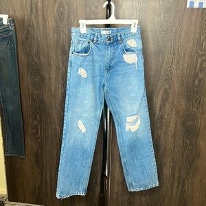 Anine Bing denim jeans distressed size 27